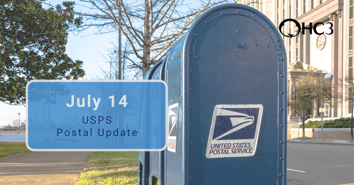 July 2024 USPS Postage Rate Change